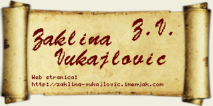 Žaklina Vukajlović vizit kartica
